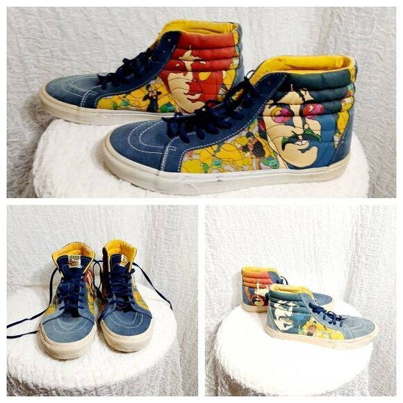 Vans Sk8 The Beatles High-Cut Sneakers Size 12 ( Men's) - Picture 1 of 10